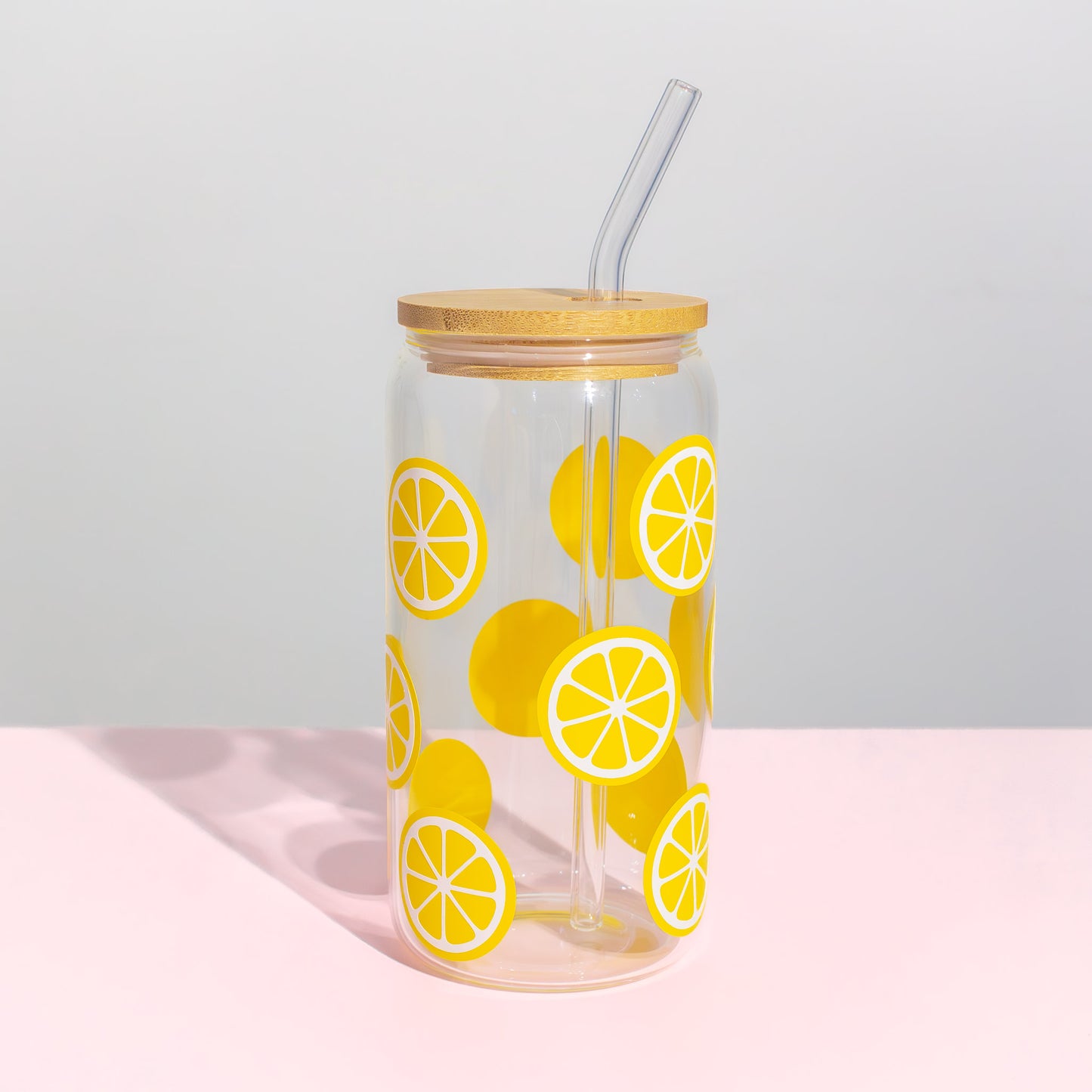 Lasinen tumbler - Sitruuna