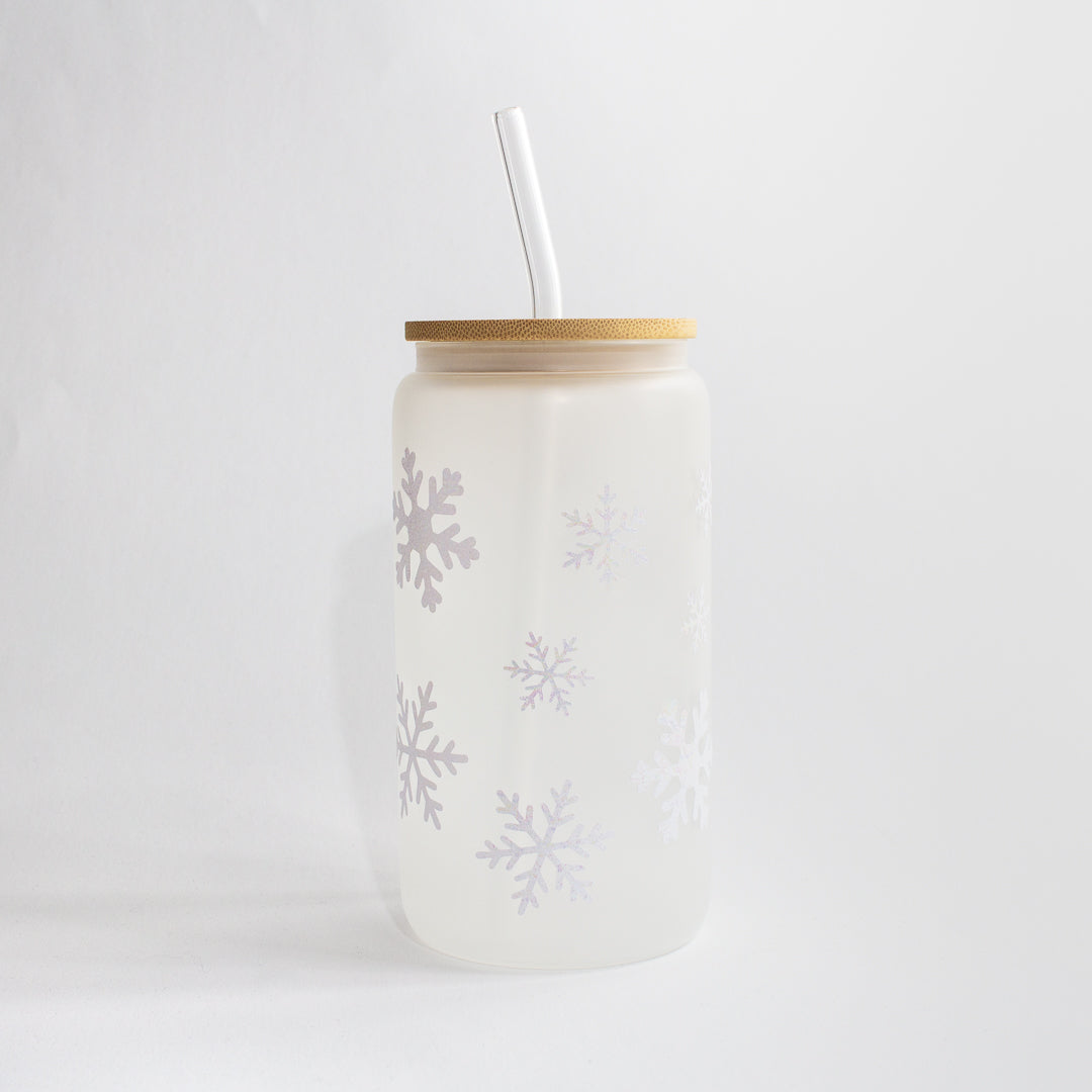 Huurre tumbler - lumihiutale