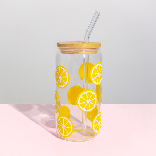 Lasinen tumbler - Sitruuna