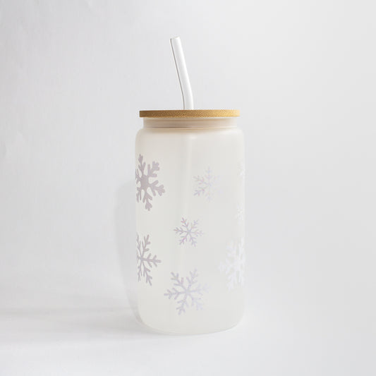 Huurre tumbler - lumihiutale